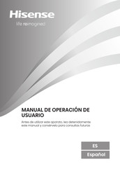 Hisense RB3B250SAWE Manual De Operación Del Usuario