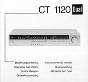 Dual CT 1120 Instrucciones De Manejo