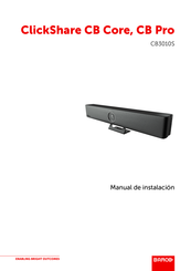 Barco ClickShare Bar Pro Manual De Instalación