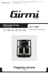 TREVIDEA Girmi FG89 Manual De Instrucciones