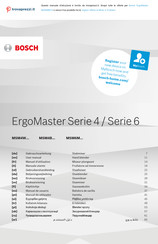 Bosch ErgoMaster MSM4B610 Manual De Usuario