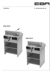 EBA 436 E Instrucciones De Uso