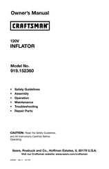 Craftsman 919.152360 Manual Del Usuario