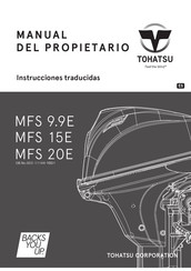 Tohatsu MFS 9.9E Manual Del Propietário