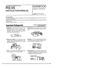 Kenwood RS-05 Manual De Instrucciones