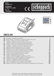 Scheppach SBC2.4A Traducción Del Manual De Instrucción Original