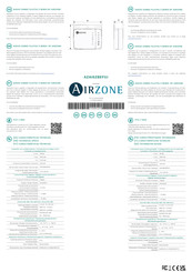 Airzone Aidoo Zigbee AZAI6ZBE Serie Guía Rápida