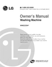 LG WM2233H Serie Manual Del Propietário