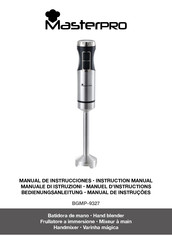 Masterpro BGMP-9327 Manual De Instrucciones