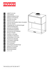 Franke FMA MODULAR F60 BK MATT Manual De Uso