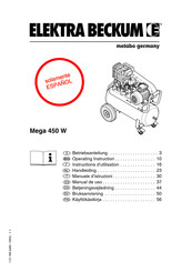 Elektra Beckum Mega 450 W Manual De Uso
