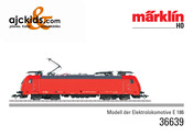 marklin E 186 Manual Del Usuario