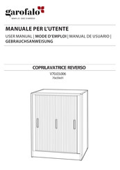 garofalo COPRILAVATRICE REVERSO Manual De Usuario