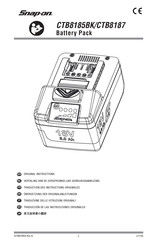 Snap-On CTB8187 Traducción De Las Instrucciones Originales