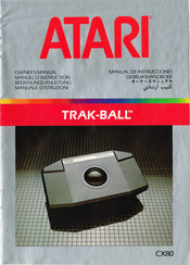 Atari TRAK-BALL CX80 Manual De Instrucciones