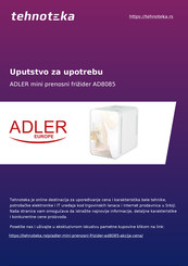 Adler europe AD 8085 Manual De Uso