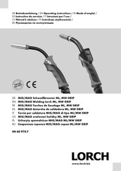 LORCH MW GRIP 5900 Instructivo De Servicio