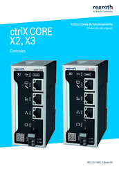 Bosch rexroth ctrlX CORE X3 Instrucciones De Funcionamiento