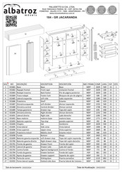Albatroz Moveis 184-GR JACARANDA Instrucciones De Montaje