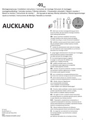 QHome AUCKLAND Instrucciones De Montaje