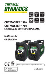 ESAB THERMAL DYNAMICS CUTMASTER 50+ Manual De Operación