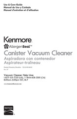 Kenmore AllergenSeal 125.81414610 Manual De Uso Y Cuidado