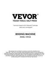 VEVOR STB12A Manual Del Usuario