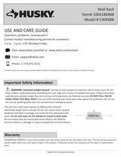 Husky CWR48B Guía De Uso Y Cuidado