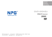 npg DVD-210HZU Manual De Instrucciones