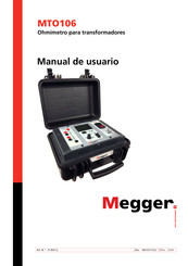 Megger MTO106 Manual De Usuario