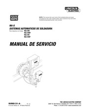 Lincoln Electric GENUINE NA-5SF Manual De Servicio