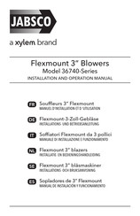 Xylem JABSCO Flexmount 36740-0010 Manual De Instalación Y Funcionamiento