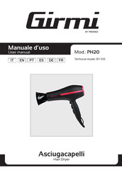 TREVIDEA Girmi PH20 Manual De Instrucciones