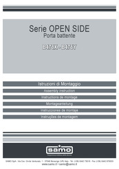 Samo OPEN SIDE Serie Instrucciones De Montaje