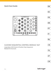 Behringer 1027 Manual De Instrucciones