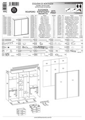 Belmax Móveis ELEGANZA Instrucciones De Montaje