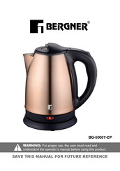 BERGNER BG-50057-CP Manual De Instrucciones