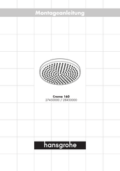 Hansgrohe Croma 160 27450000 Instrucciones De Instalación