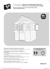 TP Toys Blackberry Cottage TP366 Instrucciones De Montaje, Mantenimiento Y Uso