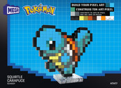 Mega Pokemon SQUIRTLE HTH77 Manual De Instrucciones