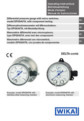 WIKA DELTA-comb DPGS40TA Manual De Instrucciones