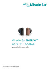 Miracle-Ear Miracle-EarENERGY 5 RF R X CROS Manual Del Operador
