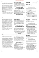 Taylor 3831 Manual De Instrucciones