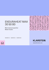 Klarstein ENDURAHEAT MAX 80 Manual Del Usuario
