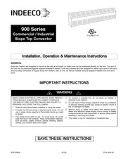 Indeeco 908 Serie Instrucciones De Instalación, Operación Y Mantenimiento