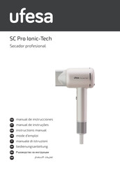 UFESA SC Pro Ionic-Tech Manual De Instrucciones