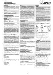 EUCHNER SGP1E-3131A-M Manual De Instrucciones