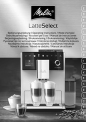 melitta LatteSelect F630-212 Manual De Instrucciones