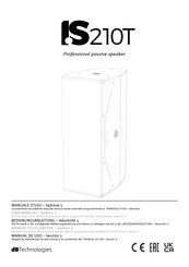 dBTechnologies IS 210T Manual De Uso