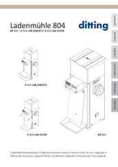 DITTING K 804 LAB FILTER Instrucciones De Uso Originales